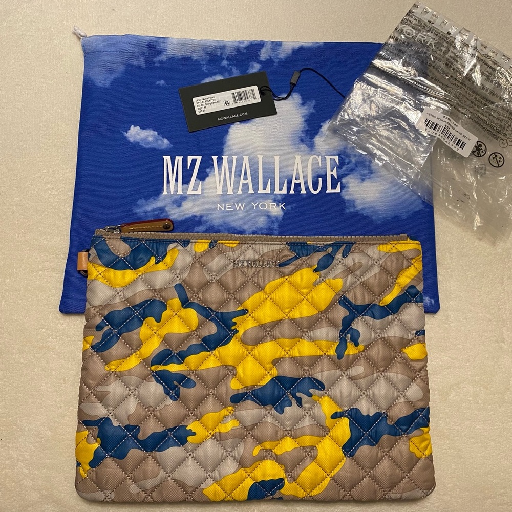 MZ Wallace Metro Pouch, Spring Camo (Medium) NEW